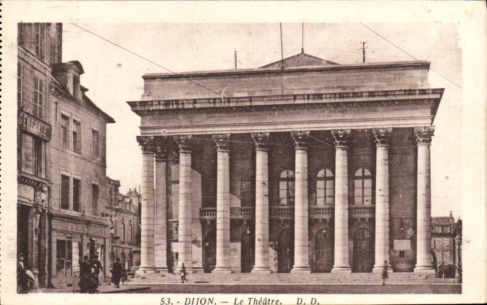 Dijon — Le Théâtre — D. D.