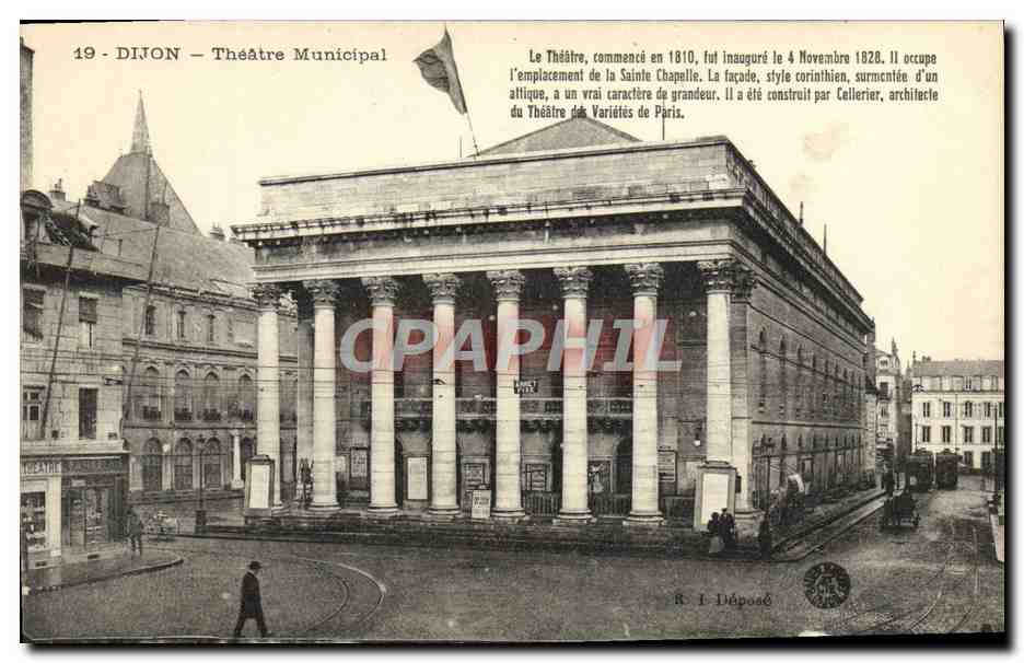 CPA Le Theatre municipal Dijon 