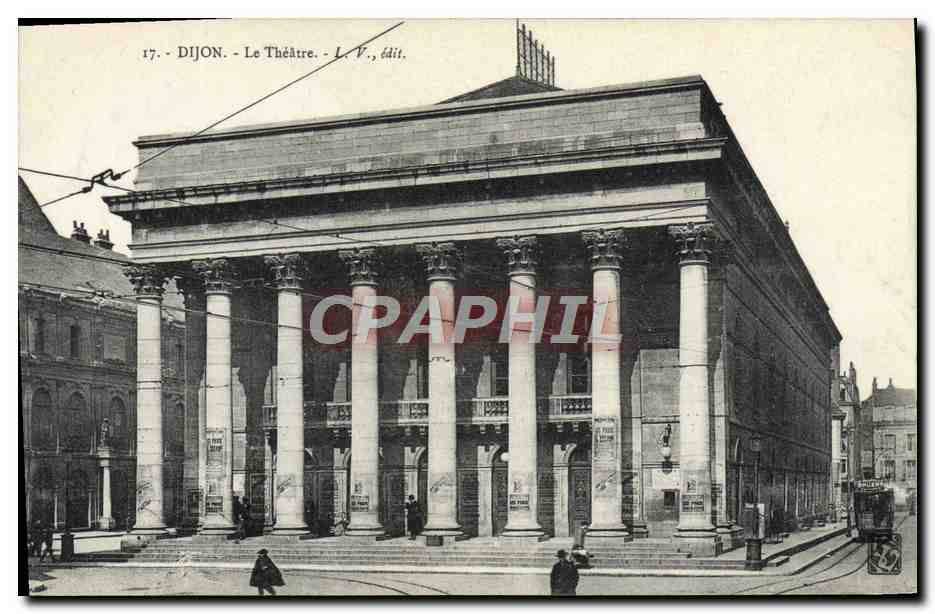 CPA Le Theatre Dijon Tramway
