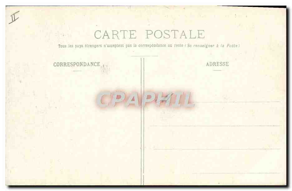 CPA Le Theatre Dijon Tramway — Verso