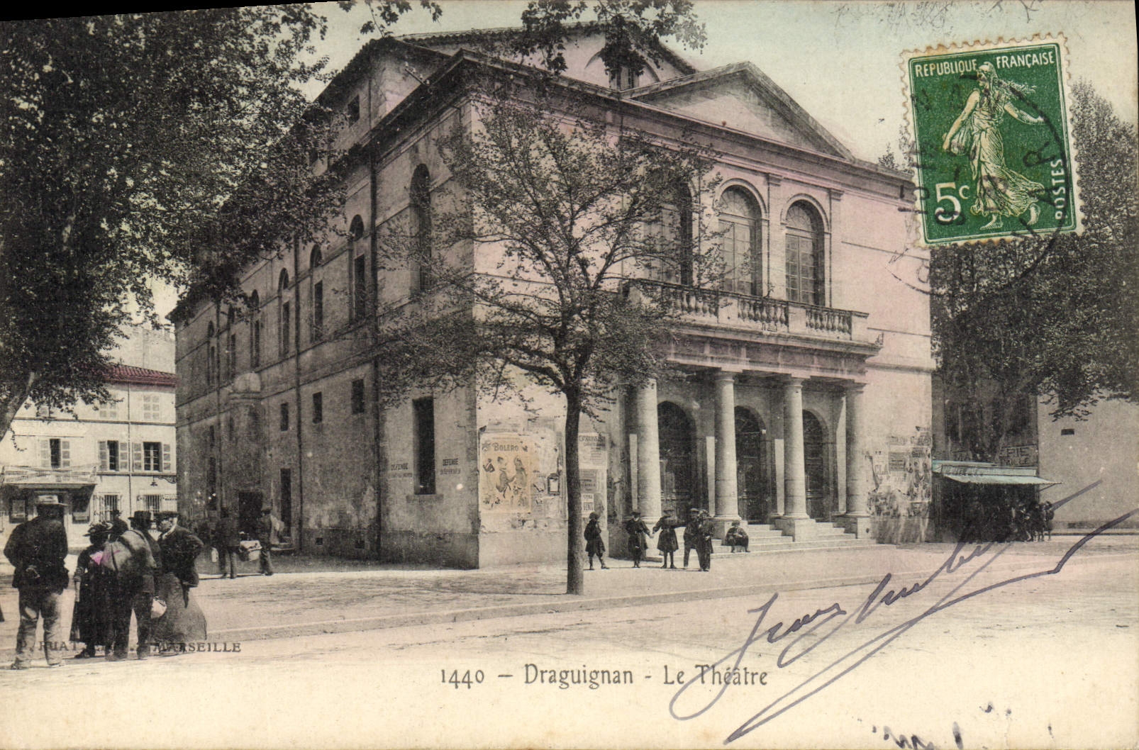 Draguignan — Le Théâtre — Éditeur : Buat & Marseille