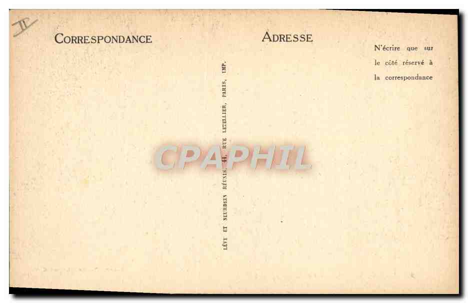 CPA Le Theatre Draguignan — Verso
