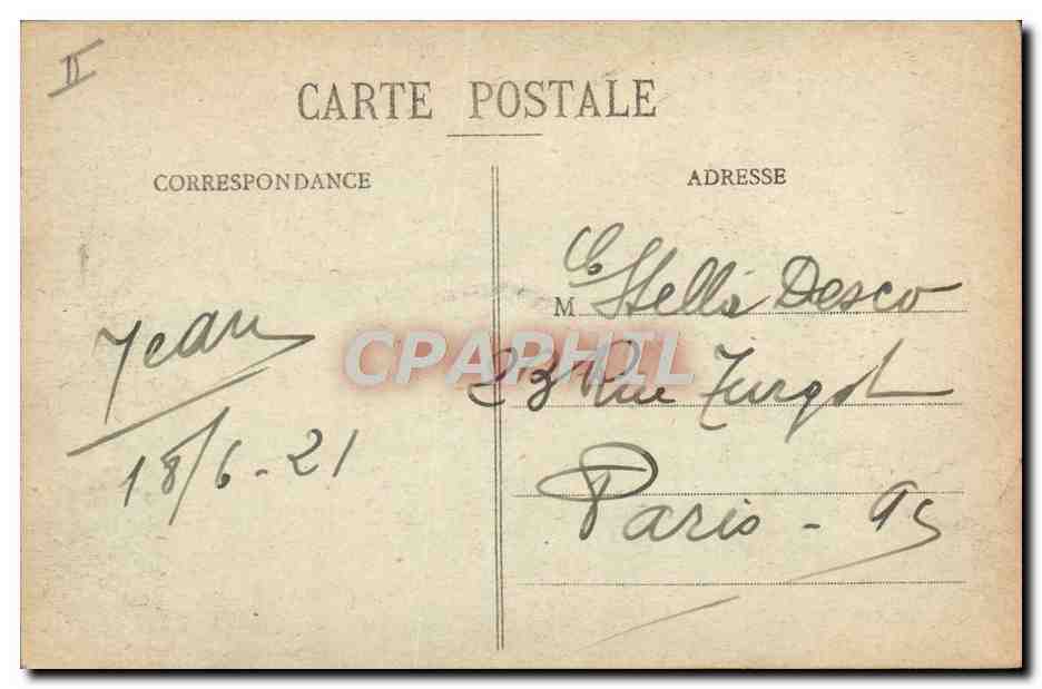 CPA Le Theatre Dunkerque  — Verso