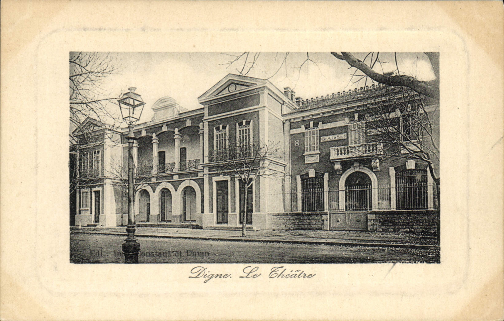 CPA Le Theatre Digne 