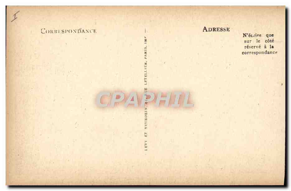 CPA Dieppe Le Theatre et la statue de Camille Saint Saens — Verso