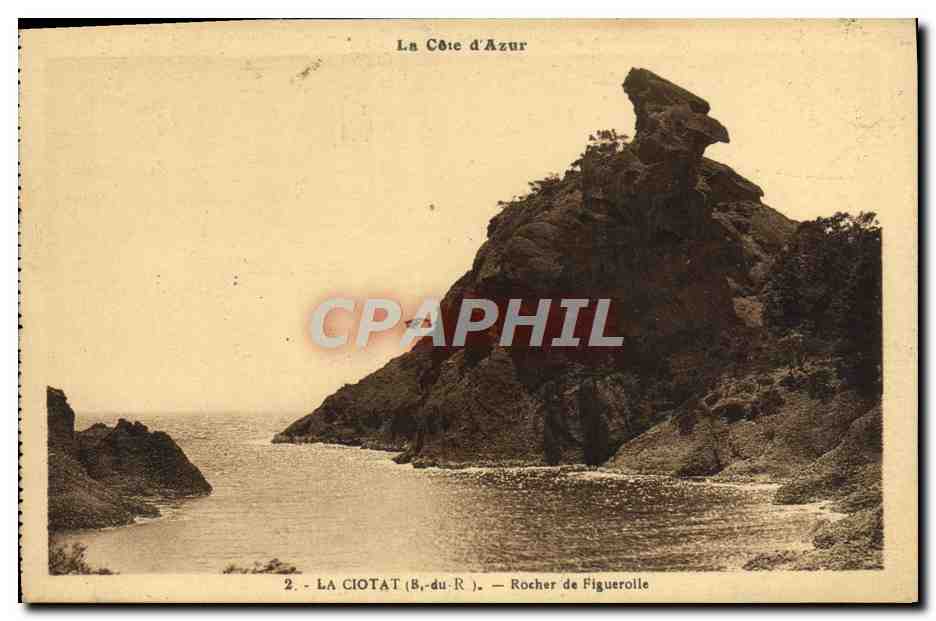 La Côte d'Azur — La Ciotat (B.-du-R.) — Rocher de Figuerolle
