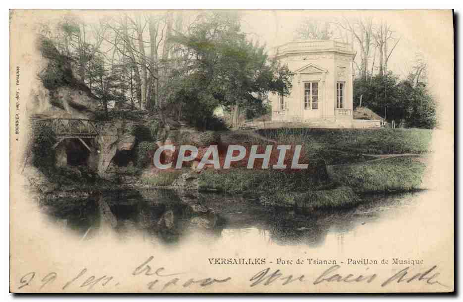 Versailles - Park von Trianon - Musikpavillon — A. BOURDIER, Drucker J.-J., Versailles