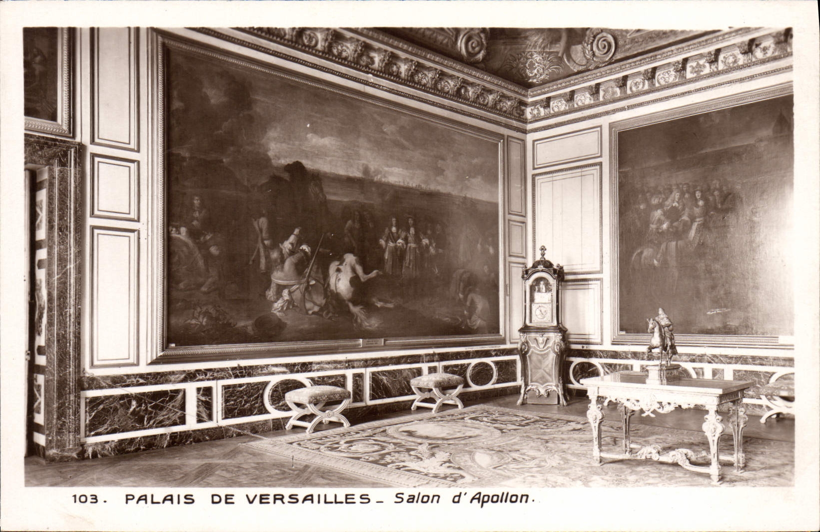 CPA Palais De Versailles Salon D'apollon