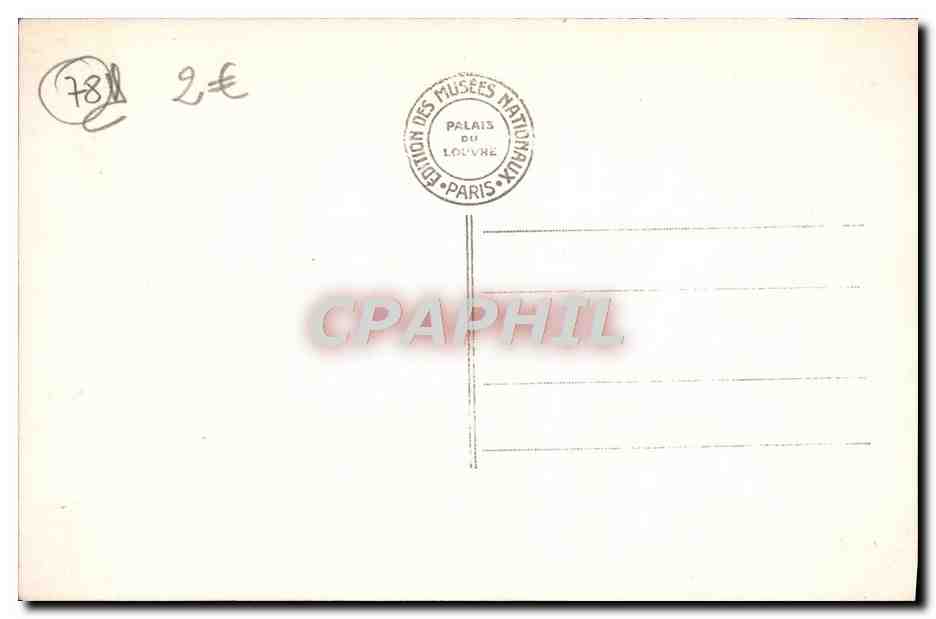 CPA Palais De Versailles Salon D'apollon — Verso