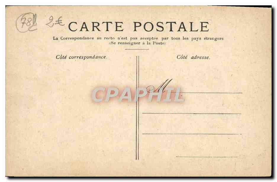 CPA Versailles Grand Trianon — Verso