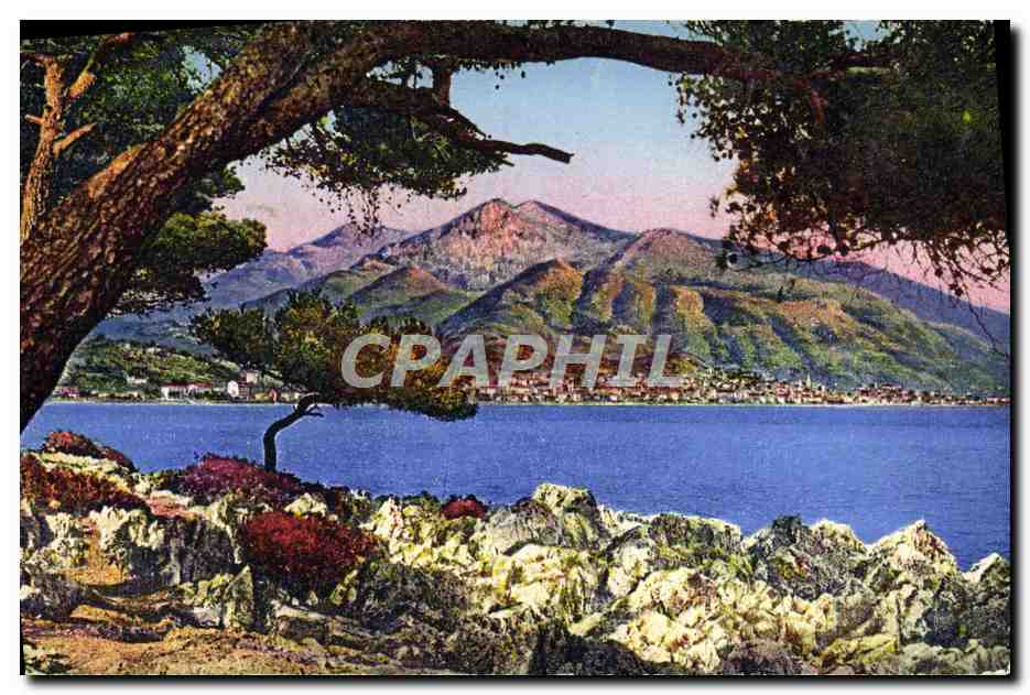 CPA Cap Martin Vue Panoramique Sur Menton Et La Frontiere
