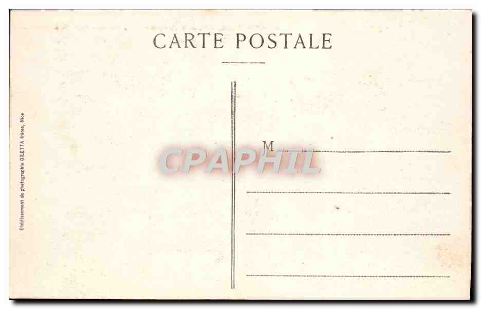 CPA Cote D'Azur A Vol D'Oiseau De Cannes A Nice — Verso