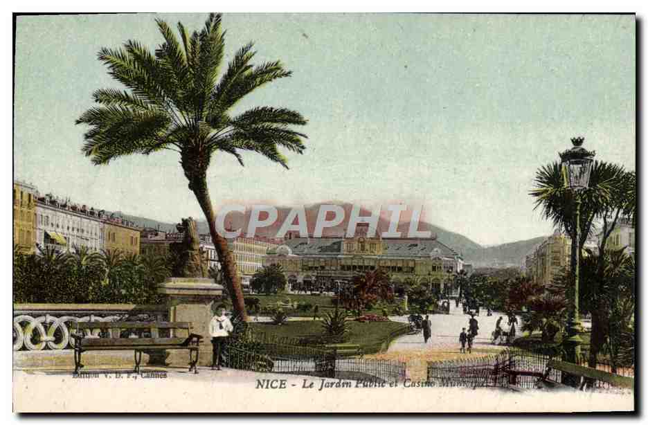 CPA Nice Le Jardin Public Et Casino municipal