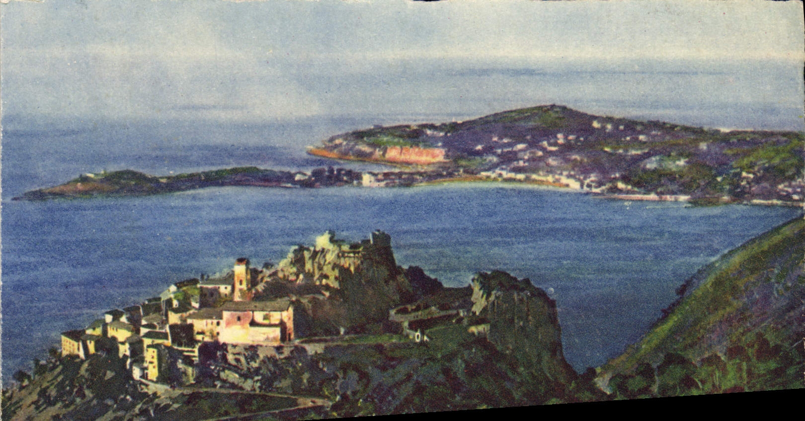 Eze — Vue générale du village — Éditions d'Art Yvon, Paris