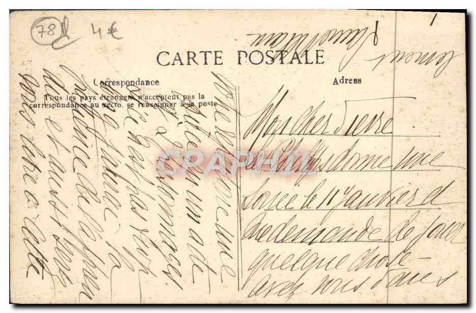 CPA Abbaye Des Vaulx De Cernay — Back