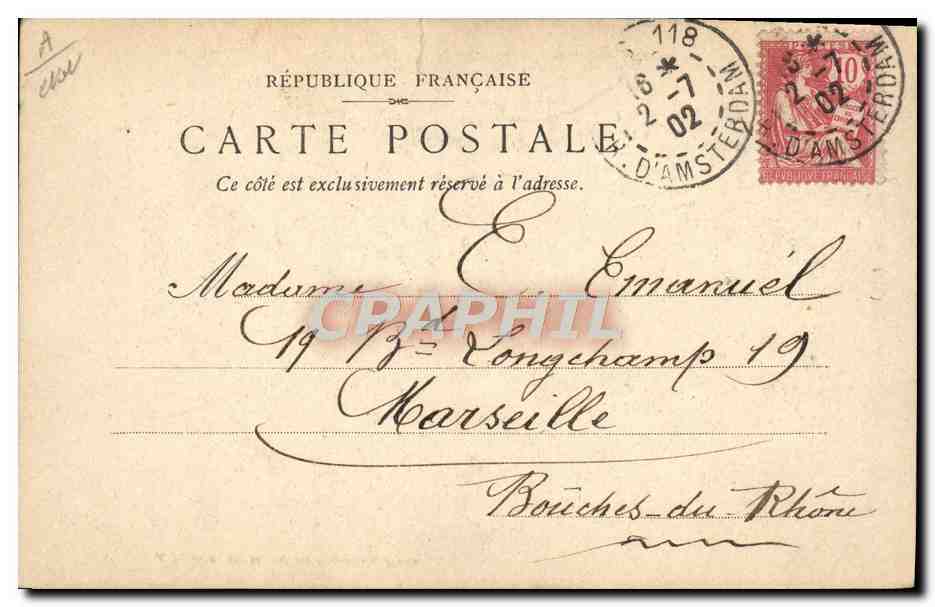 CPA La plus grosse escroquerie du siecle  — Verso
