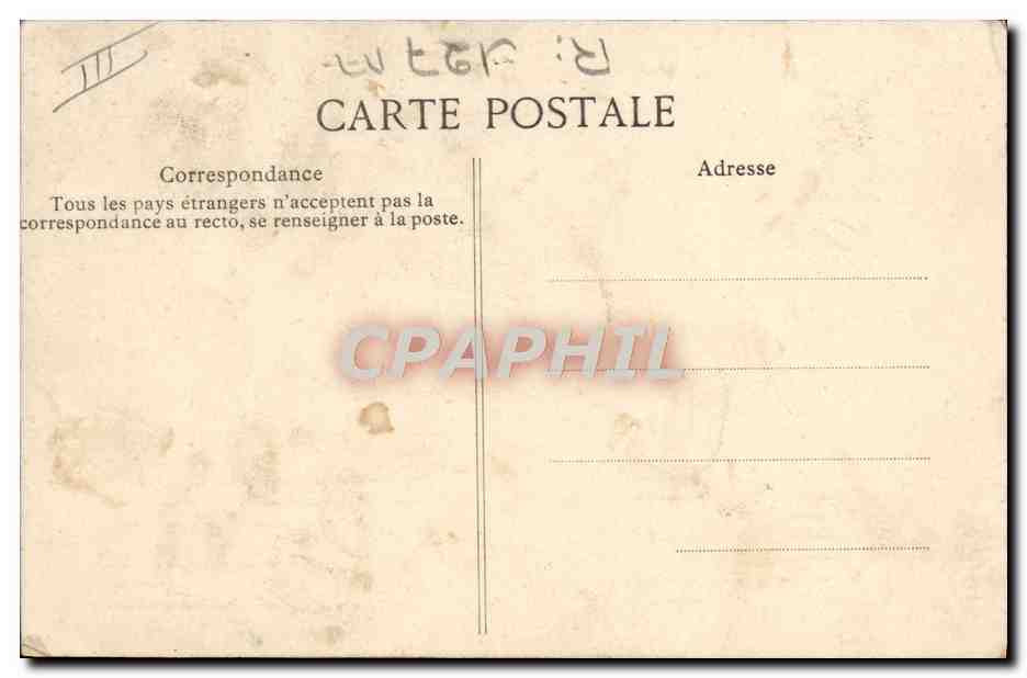 CPA L'affaire de l'impasse Ronsin Madame Steinheil  — Verso