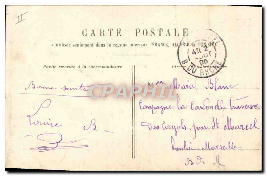 CPA Enfant Avocat  — Verso