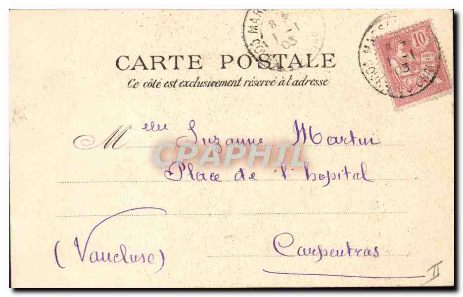 La Justice — statue allégorique — 1903 — Verso