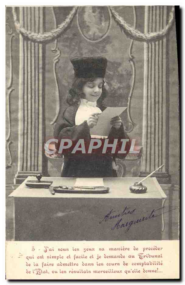 CPA Enfant Juge Avocat