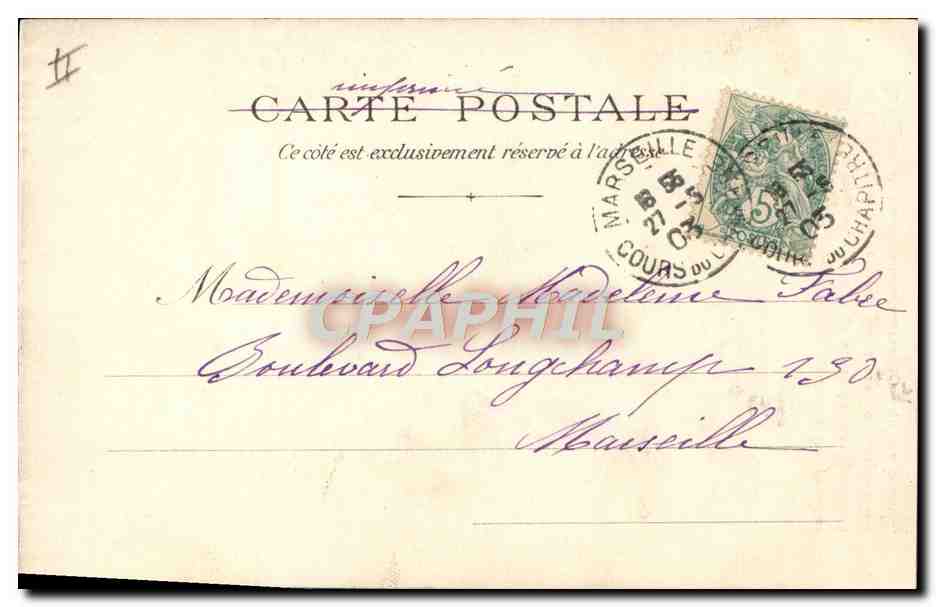 CPA Enfant Juge Avocat — Verso