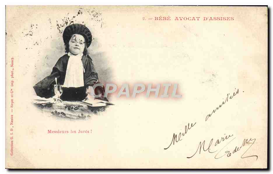 CPA Bebe avocat d'assises 