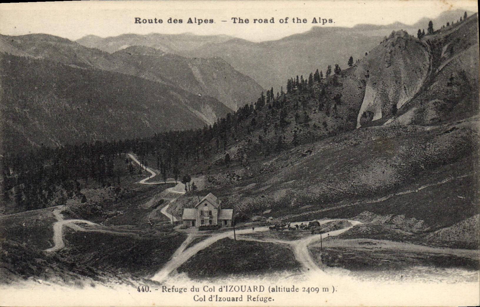 CPA Alpinisme Route des Alpes Refuge du col d'Izouard 