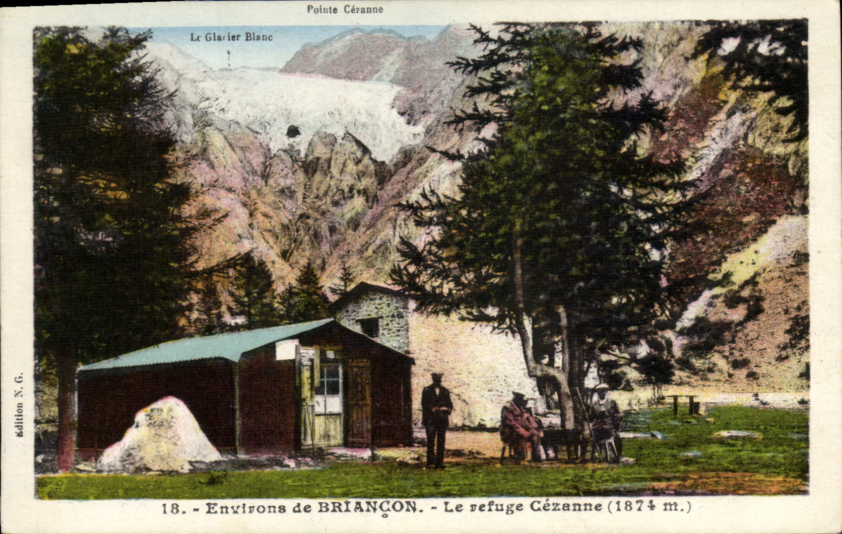 CPA Alpinisme Environs de Briancon Le refuge Cezanne 