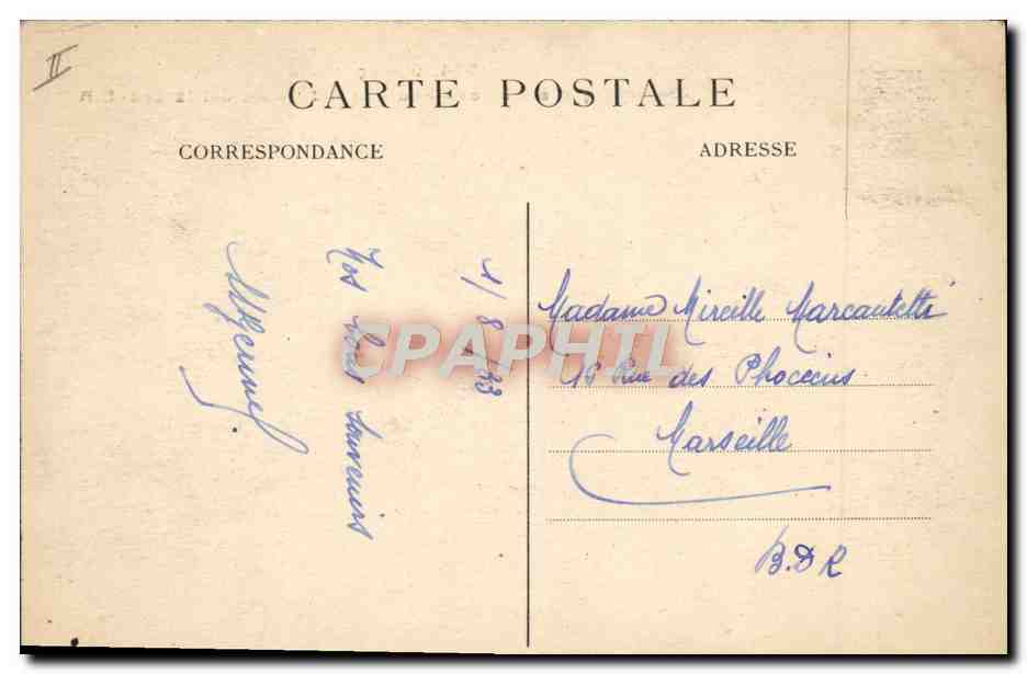 CPA Alpinisme Brianconnais De Briancon a Abries Route et refuge du col Izoard — Rückseite