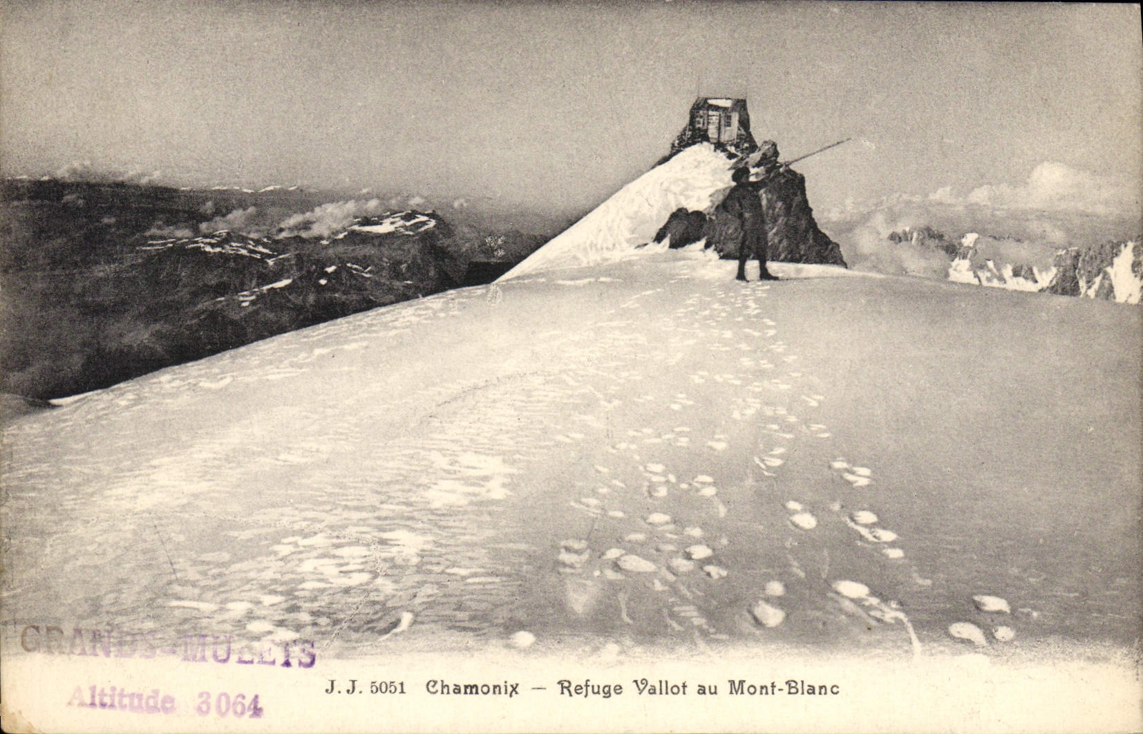 CPA Alpinisme Chamonix Refuge Vallot au Mont Blanc 