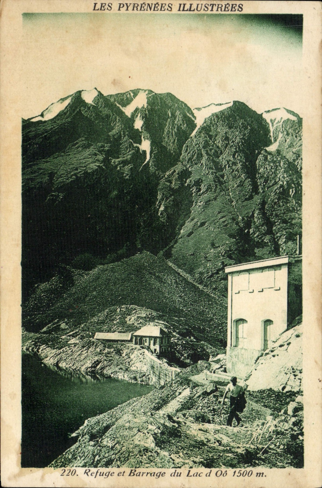 CPA Alpinisme Refuge du barrage du lac d'Oo