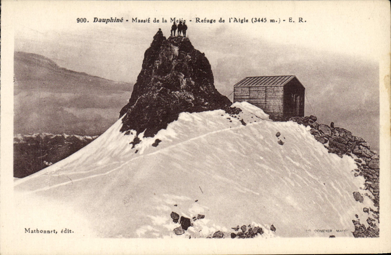 CPA Alpinisme Dauphine Massif de la Meije Refuge de l'aigle 