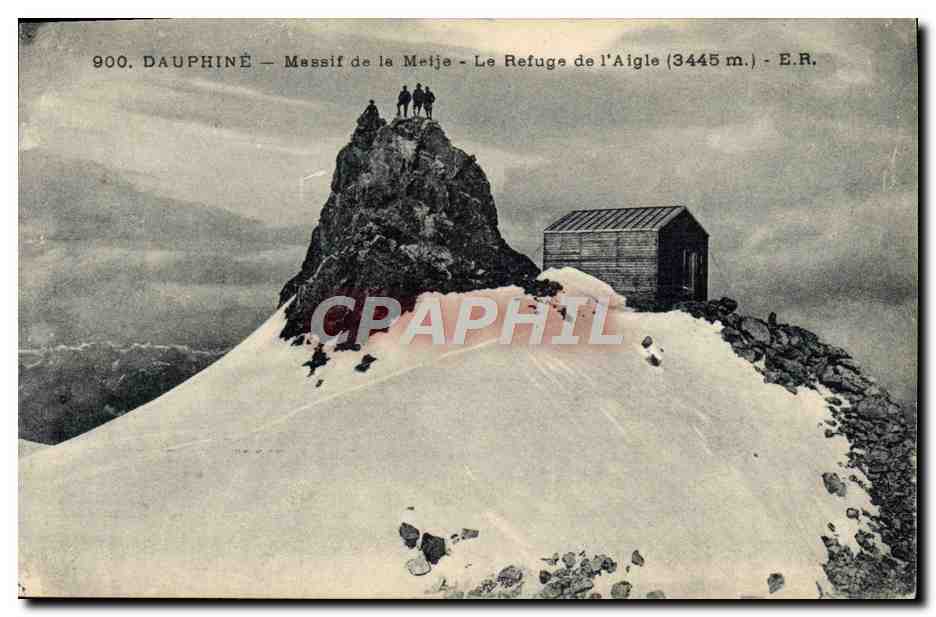 CPA Alpinisme Dauphine Massif de la Meije Refuge de l'aigle