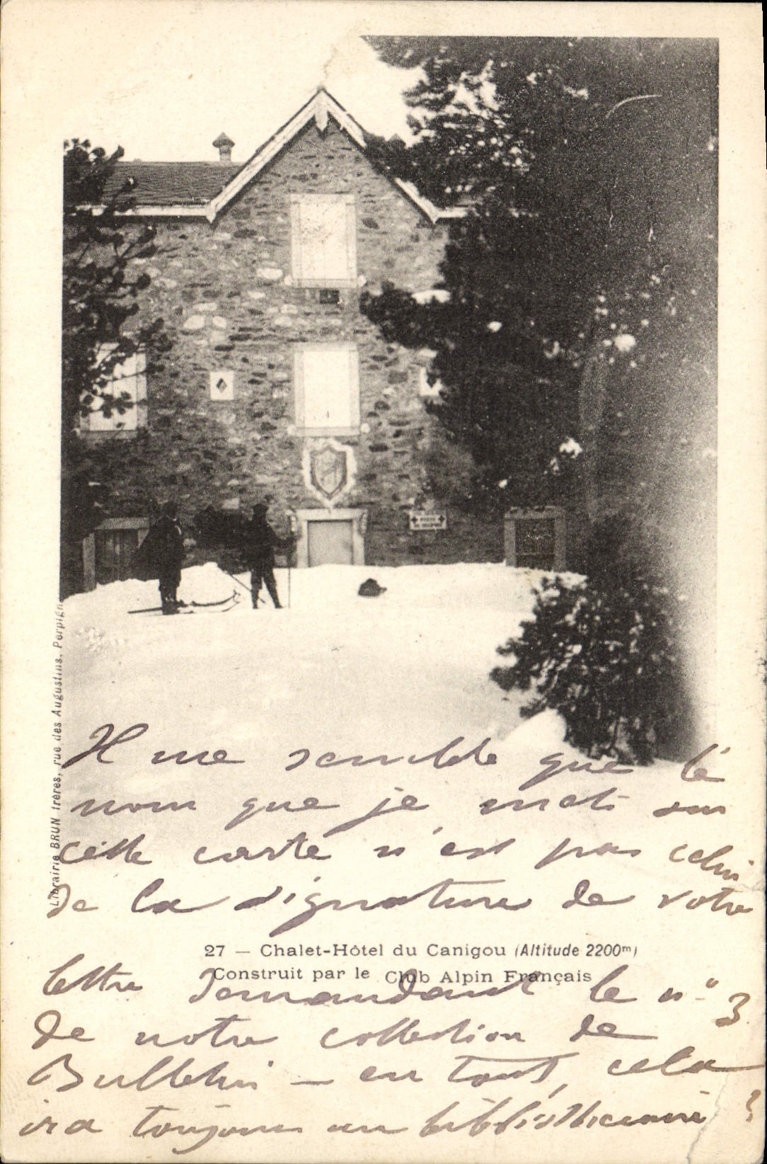 CPA Alpinisme Chalet Hotel du Canigou Club alpin Francais 