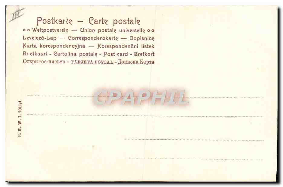 CPA Sports d'hiver Patinage Femmes — Rückseite