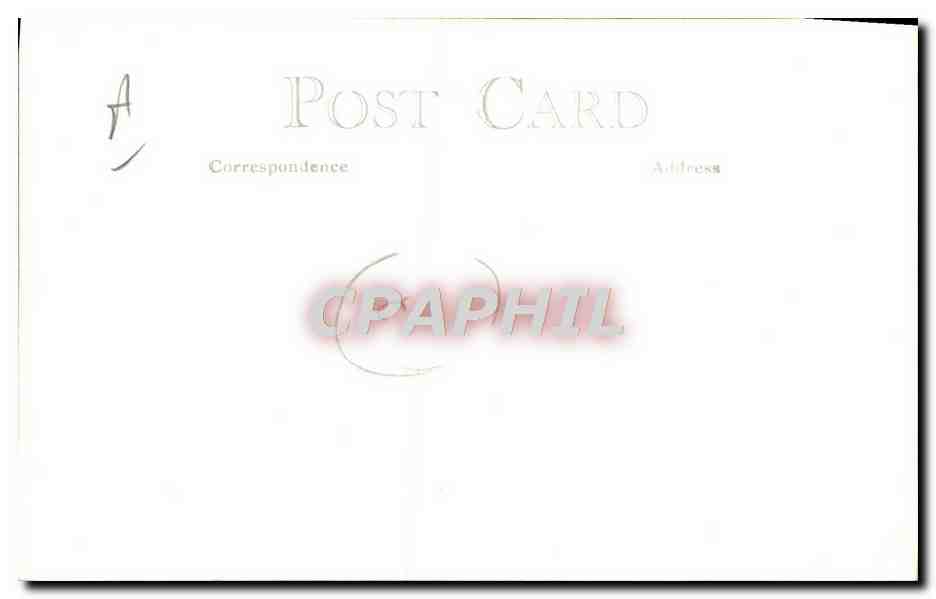 CARTE PHOTO Sports d'hiver Patinage Femme Enfant — Rückseite