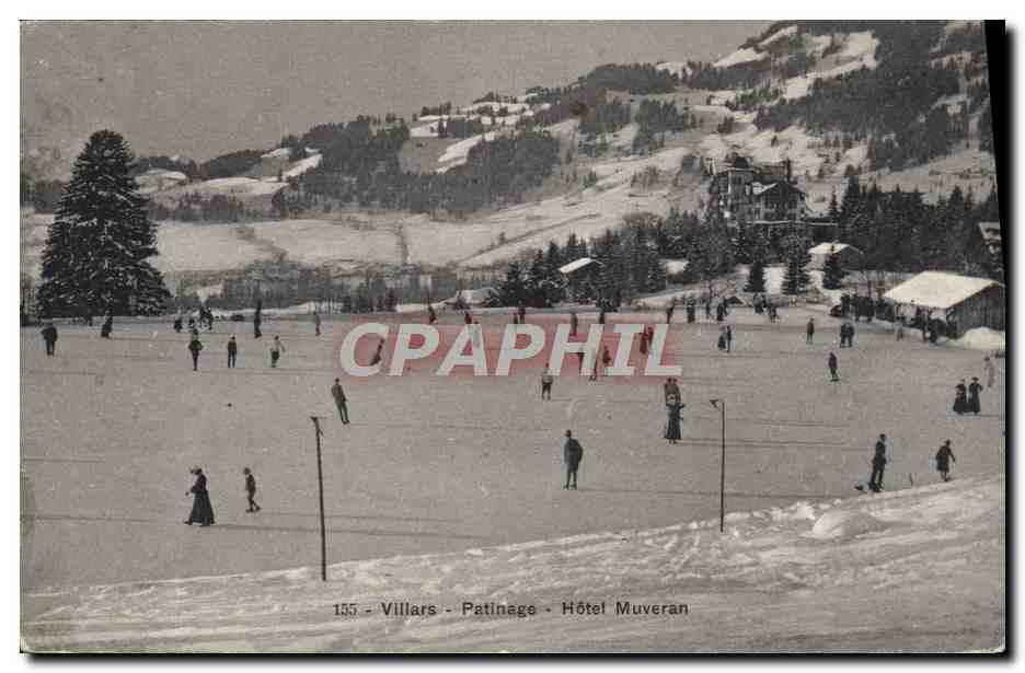 CPA Sports d'hiver Patinage Villars Hotel Muveran