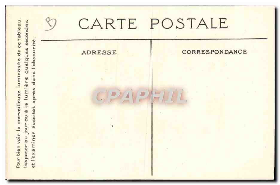 CPA Sports d'hiver Patinage  — Rückseite