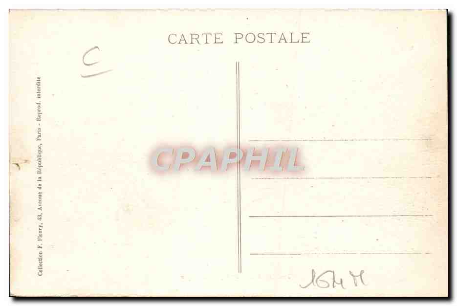 CPA Train Locomotive Tracteur E5 1er type electrique — Verso