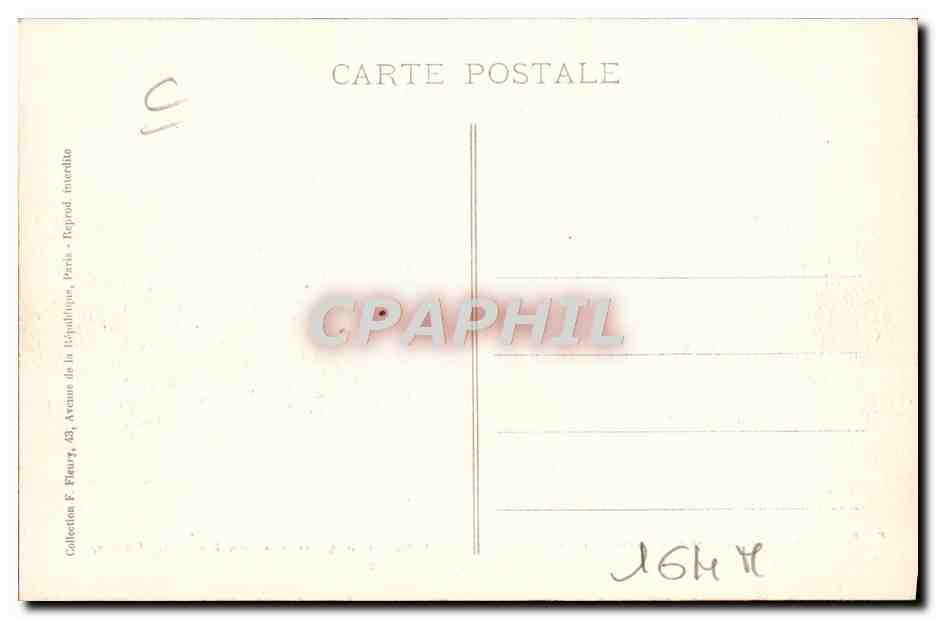 CPA Train Locomotive Tracteur AE4 3eme type de tracteur electrique  — Verso