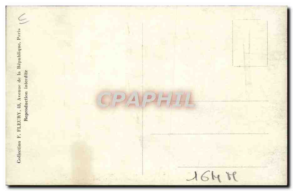 CPA Train Locomotive Machine banlieue 232 AT — Verso