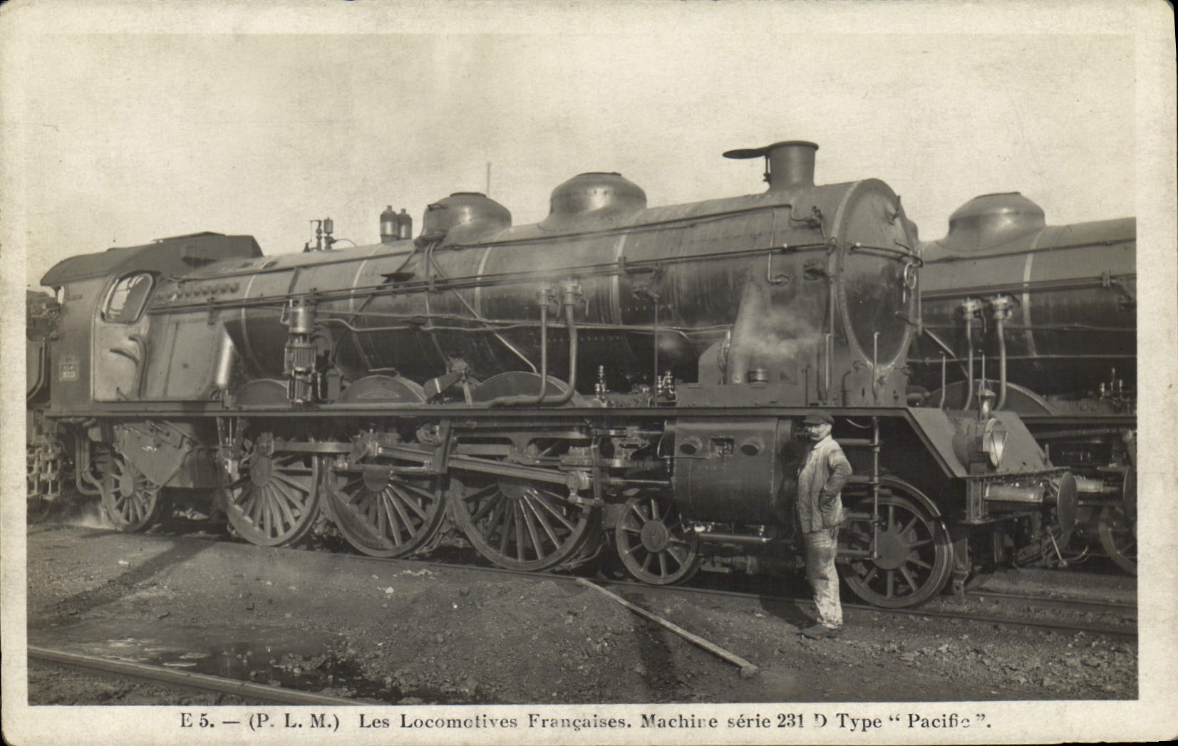 CPA Train Locomotive Machine serie 231 type Pacific