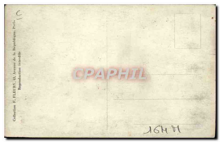 CPA Train Locomotive Machine serie 231 type Pacific — Verso