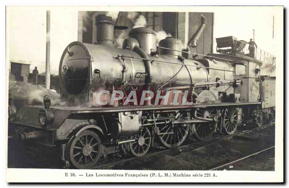 CPA Train Locomotive Machine serie 221A