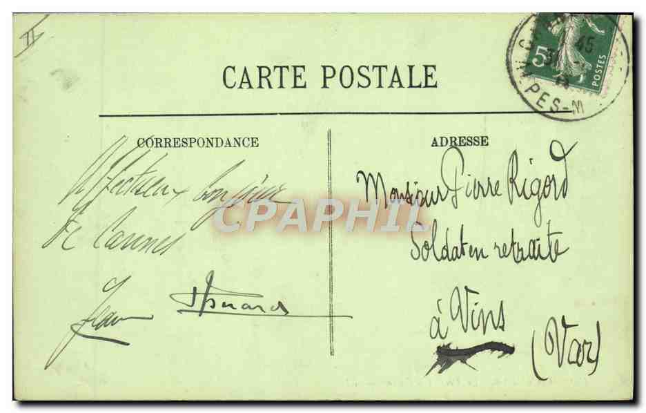 CANNES — Le Port et le Casino — LL. — Reverso