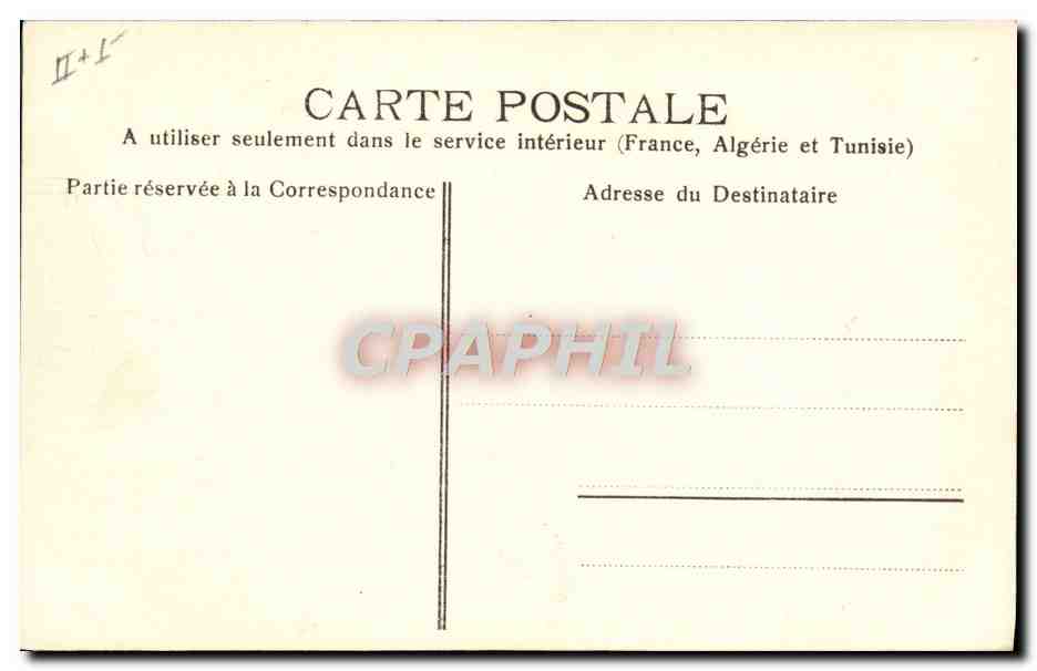 CPA Bateau Voilier Cote d'Azur Regates — Verso