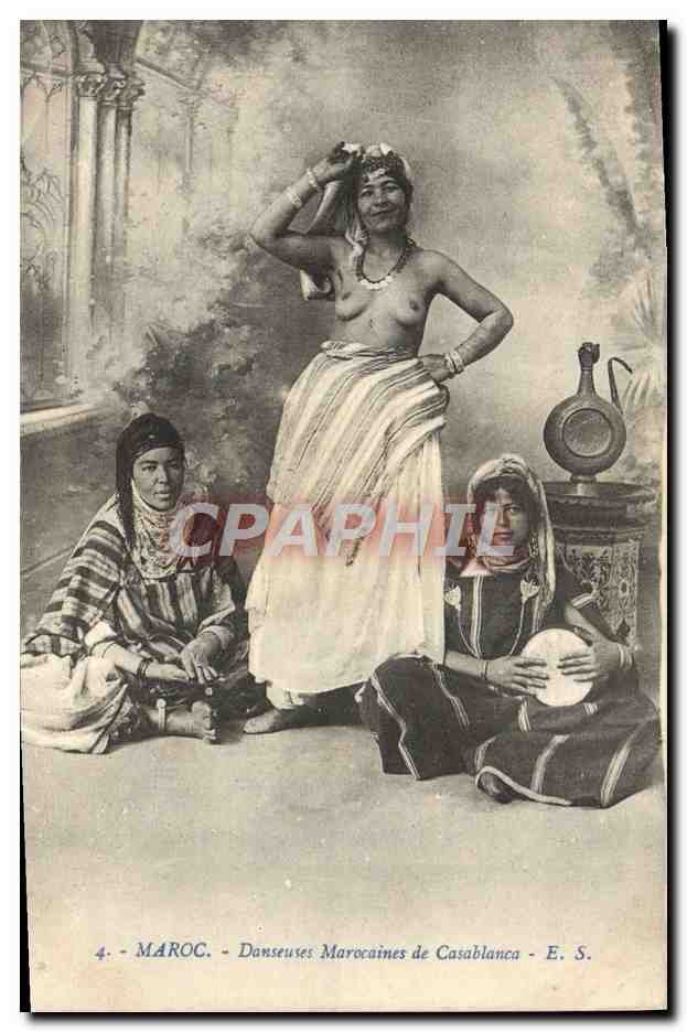 CPA Nu erotique Femme Maroc Danseuses marocaines de Casablanca 