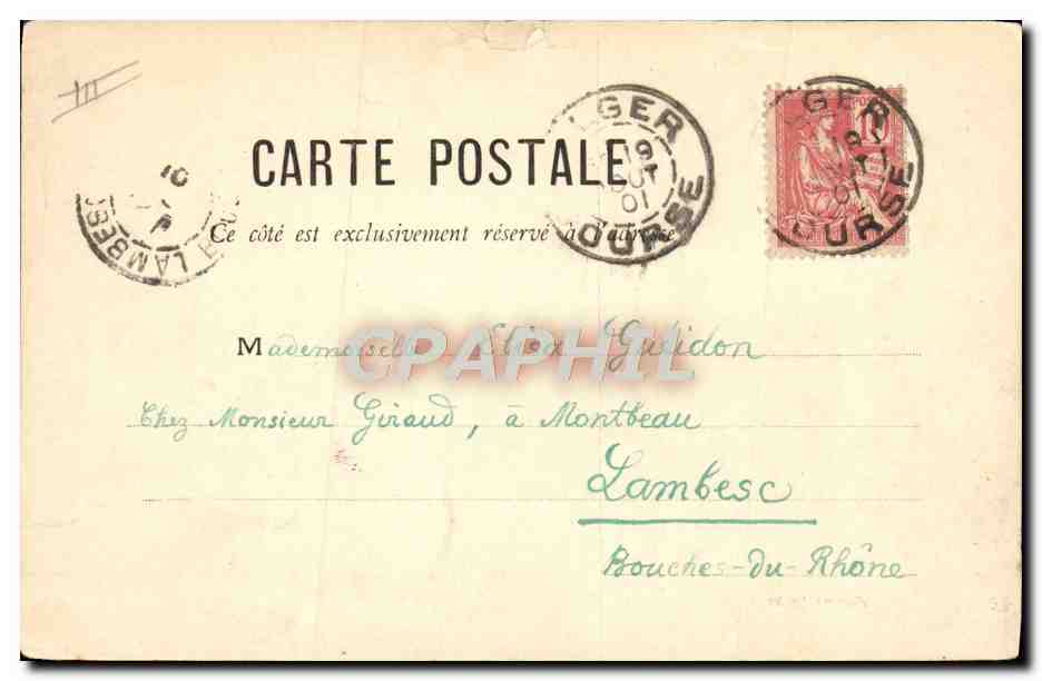 CPA Nu erotique Femme arabe — Rückseite