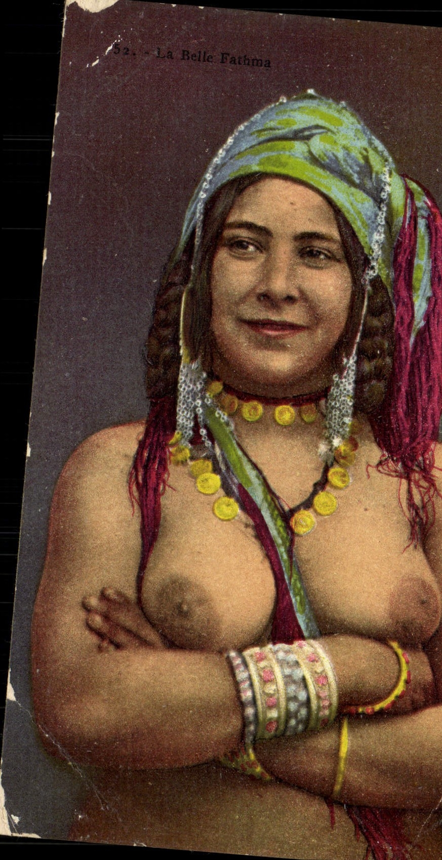 CPA Nu erotique Femme La belle Fathma