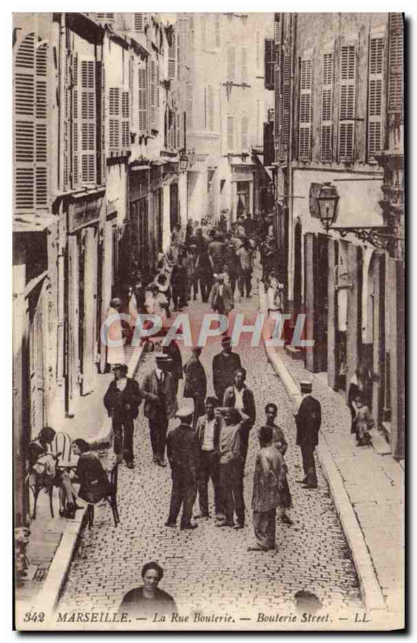 Marsella — La Rue Boulérie — Editor L.L. n° 342
